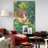 House of Pre Lacroix - Rustic French Cottage Scene By Paul CŽzanne canvas wall art - Image 8