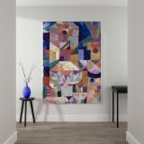Burggarten - Colorful Mosaic Abstract Scene By Paul Klee canvas wall art - Image 2