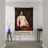 The Silver Hand Glass - Nude Woman with Mirror By Kenyon Cox canvas wall art - Image 2