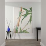 Japanese Bamboo - Minimalist Botanical with Green Leaves By Megata Morikaga canvas wall art - Image 2