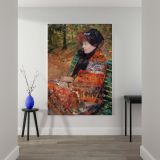 Autumn Portrait of Lydia Cassatt - Warm Impressionist Scene By Mary Cassatt canvas wall art - Image 2