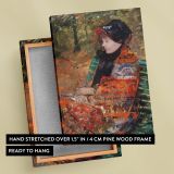 Autumn Portrait of Lydia Cassatt - Warm Impressionist Scene By Mary Cassatt canvas wall art - Image 6
