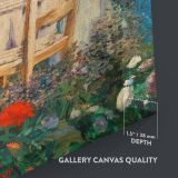 Laundry Le Linge - Mother and Child in French Garden By canvas wall art - Image 3