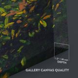 Peacock in the Woods - Vibrant Camouflaged Nature Study By Abbott Thayer canvas wall art - Image 3