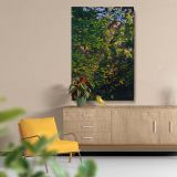 Peacock in the Woods - Vibrant Camouflaged Nature Study By Abbott Thayer canvas wall art - Image 5