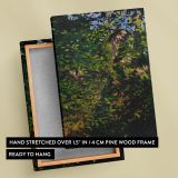 Peacock in the Woods - Vibrant Camouflaged Nature Study By Abbott Thayer canvas wall art - Image 6
