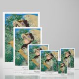 Jeanne Spring - Woman with Parasol in Bloom By canvas wall art - Image 4