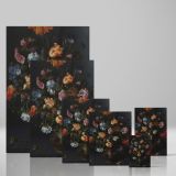 A Vase with Flowers - Baroque Tulip & Peony Arrangement By Jacob Vosmaer canvas wall art - Image 4