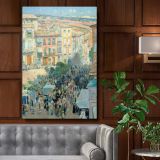 View of a Southern French City - Colorful Impressionist Cityscape By Childe Hassam canvas wall art