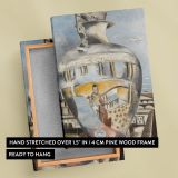Souvenir of Florence - Surreal Cityscape with Reflections By Paul Nash canvas wall art - Image 6