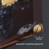 Floral Still Life with Shells - Vibrant Baroque Flowers and Nature By Balthasar van der Ast canvas wall art - Image 3