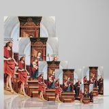 Ansidei Madonna - Virgin with Child and Saints Scene By Raphael canvas wall art - Image 4