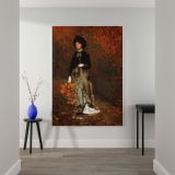 Autumn - Woman in Fall Forest with Gold Leaves By Winslow Homer canvas wall art - Image 2