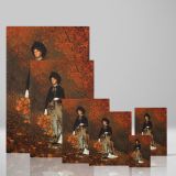 Autumn - Woman in Fall Forest with Gold Leaves By Winslow Homer canvas wall art - Image 4
