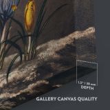 The Snowdrops - Botanical Flowers and Scenic Background By Robert John Thornton canvas wall art - Image 3
