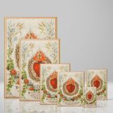 Sacred Heart - Radiant Holy Symbol with Floral Border canvas wall art - Image 4