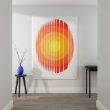 Retro Circles and Stripes - Abstract Geometric Poster - Image 2