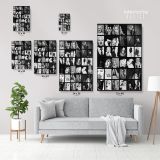 Modanna 80s Albums Collage Print Poster in Canvas Rolled Canvas - Image 3