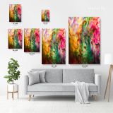 Acrylic Colors And Ink In Water Canvas Wall Art - Image 3
