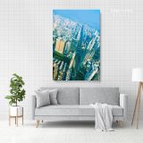 Birds-eye view Portrait Canvas Wall Art - Image 2