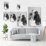 Cute Dog Portrait Pet Dog Canvas Wall Art - Image 3