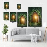 Magic Door Mystic Fairy of Life Enchanted Lights Posters Canvas Wall Art - Image 3