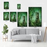 Mystic Fairy Tree of Life Enchanted Posters Canvas Wall Art - Image 3