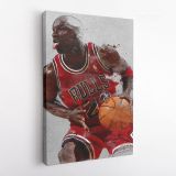 Michael Jordan Basketball Canvas with Frame or Rolled Canvas Kids Gaming Zone for Home Decor - Image 3