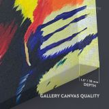 Lion Modern Art Canvas Wall Art - Image 3