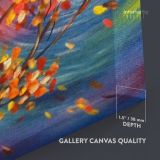 Fall Tree Art Canvas Wall Art - Image 3