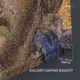 Mosaic of Christ wall art or, Mosaic 9th Century Christ Canvas Wall Art - Image 3