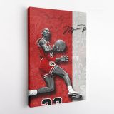 Michael Jordan Basketball Canvas with the Frame or Rolled Canvas Kids Gaming Zone Home Decor - Image 3