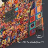 Modern Mosaic Painting Canvas Artwork Print Poster Canvas or Rolled Canvas - Image 3