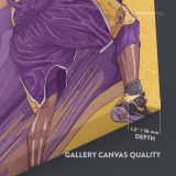 Kobe Bryant Basketball Player Drawing Photo Print Last Game Mamba Mentality Canvas - Image 3