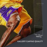 Kobe Bryant Basketball Player Photo Print Canvas or Rolled, Last Game Mamba Mentality - Image 3
