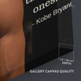 Kobe Bryant Inspirational Quote Photo Print Canvas Basketball Player Last Game Mamba Mentality