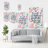 Bible Verse Canvas Office Decor Scripture Home Wall Hangings Christmas Gift - Image 3