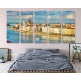 Panoramic Hungarian Parliament Building Canvas Wall Art - Image 6