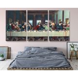 The Last Supper Paintings Framed Wall Art Catholic painting Last Supper Jesus Christ Canvas - Image 4