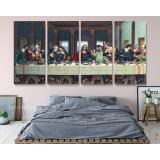 The Last Supper Paintings Framed Wall Art Catholic painting Last Supper Jesus Christ Canvas - Image 5