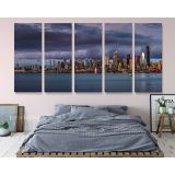 Panoramic Seattle Skyline Photo Print Poster Banner Canvas with Frame - Image 5