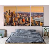 Panoramic Canvas Seattle Skyline Photo Print Poster Banner Canvas - Image 3