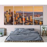 Panoramic Canvas Seattle Skyline Photo Print Poster Banner Canvas - Image 4
