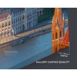 Hungarian Parliament Building Panoramic Canvas with Frame - Image 6