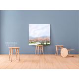 Modern Watercolour Spring Tree Paint Canvas Wall Art - Image 4