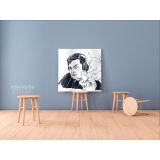 Elon Musk Poster Smoking Weed Drawing Canvas Wall Art - Image 3