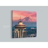 Seattle Skyline Canvas Wall Art - Image 4