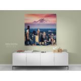 Beautiful Picture Seattle Skyline Canvas Wall Art - Image 5