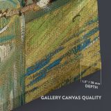 Vincent Van Gogh Painting Blossoming Almond Branch In A Glass Abstract Canvas Wall Art