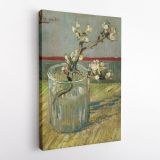 Vincent Van Gogh Painting Blossoming Almond Branch In A Glass Abstract Canvas Wall Art - Image 2